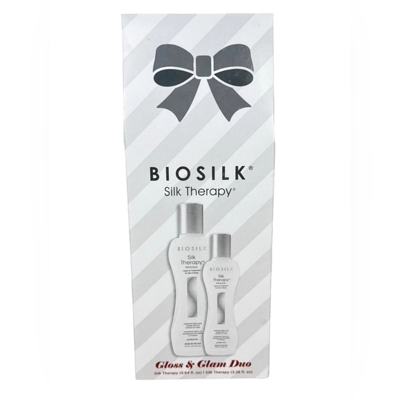 Biosilk Other - BioSilk Silk Therapy Gloss & Glam Duo Leave-In Treatment Hair & Body Set Of2 NIB